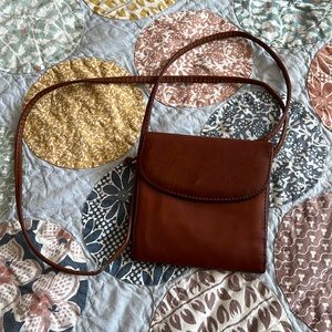 Leather crossbody bag